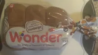 WONDER 100% whole wheat hamburger buns