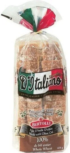 D'Italiano 100% Whole Wheat Bread