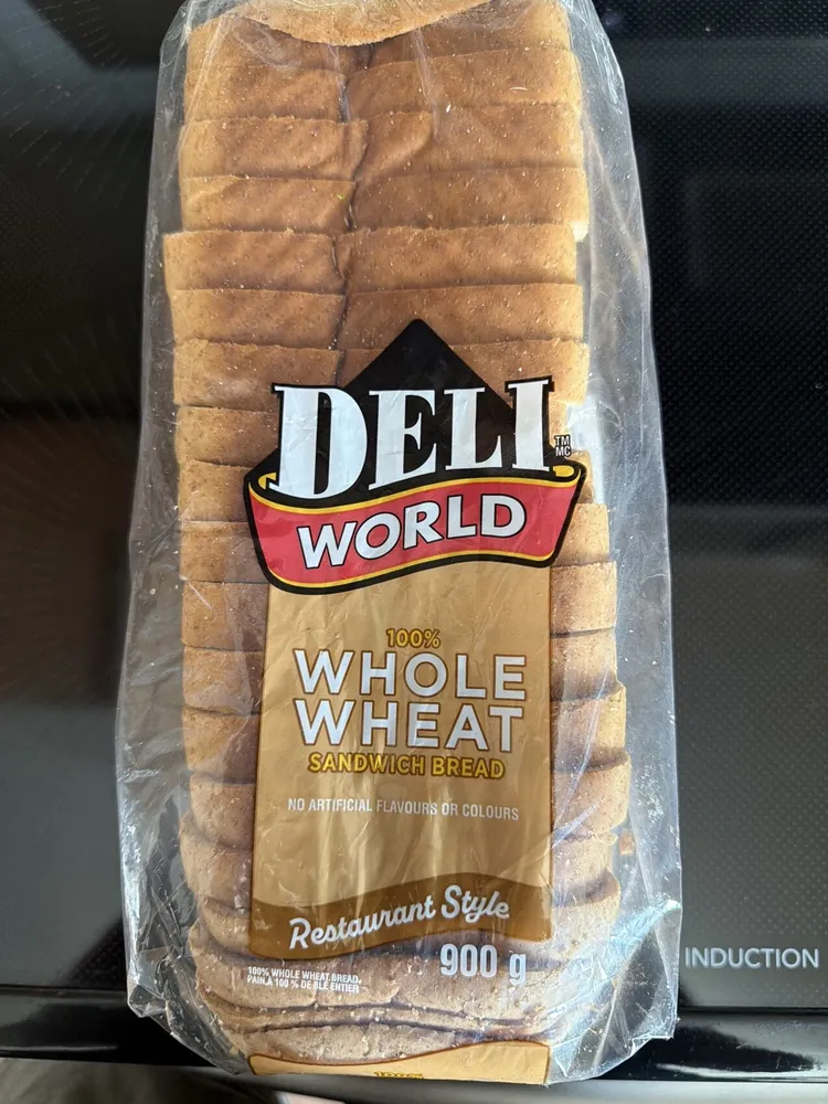100% Whole Wheat Sandwich Bread