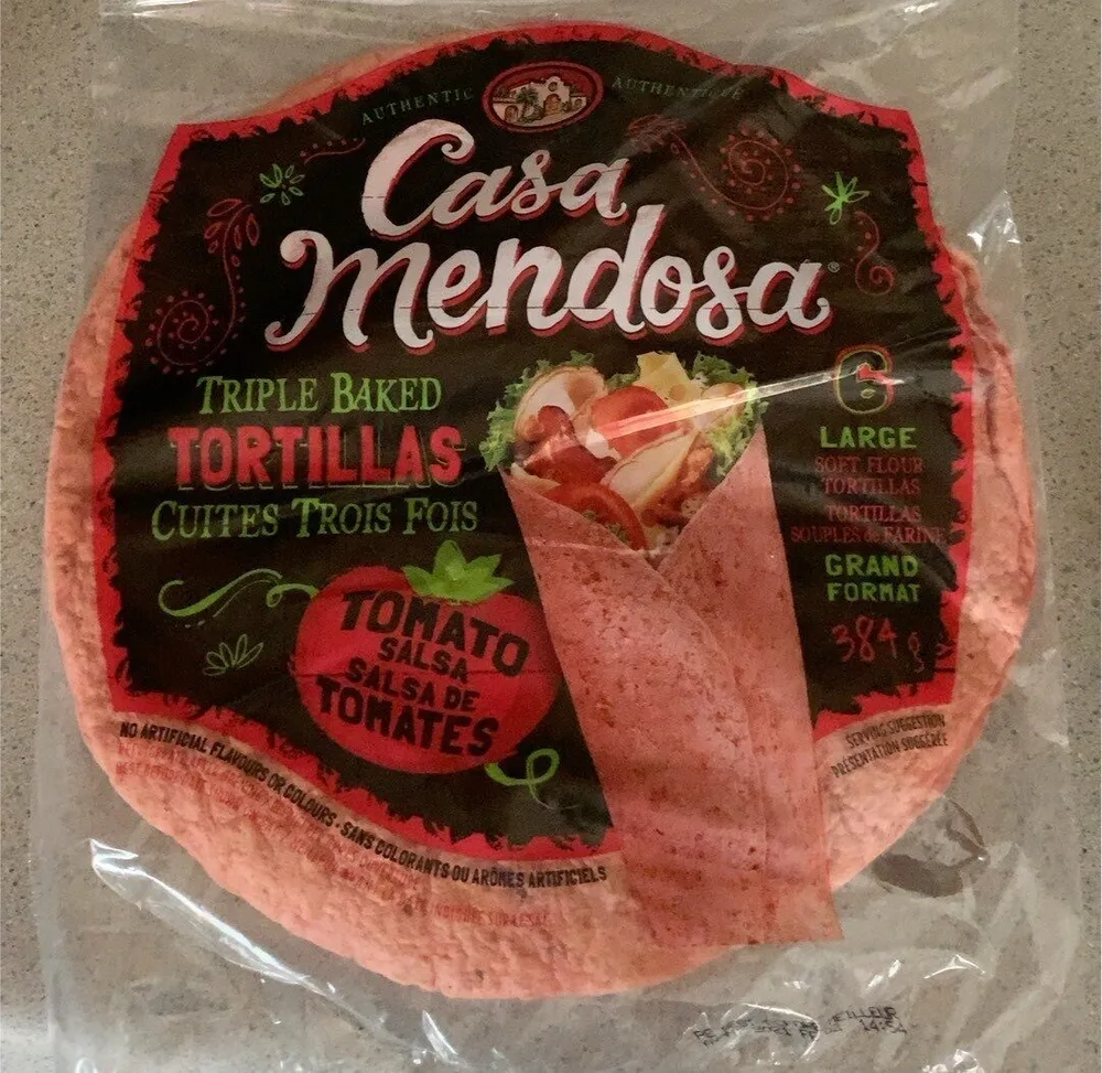 Triple Baked Tomato Salsa Tortillas