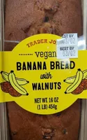 vegan BANANA BREAD with WALNUTS