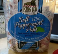 Soft peppermint puffs