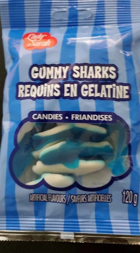 Requins en gélatine