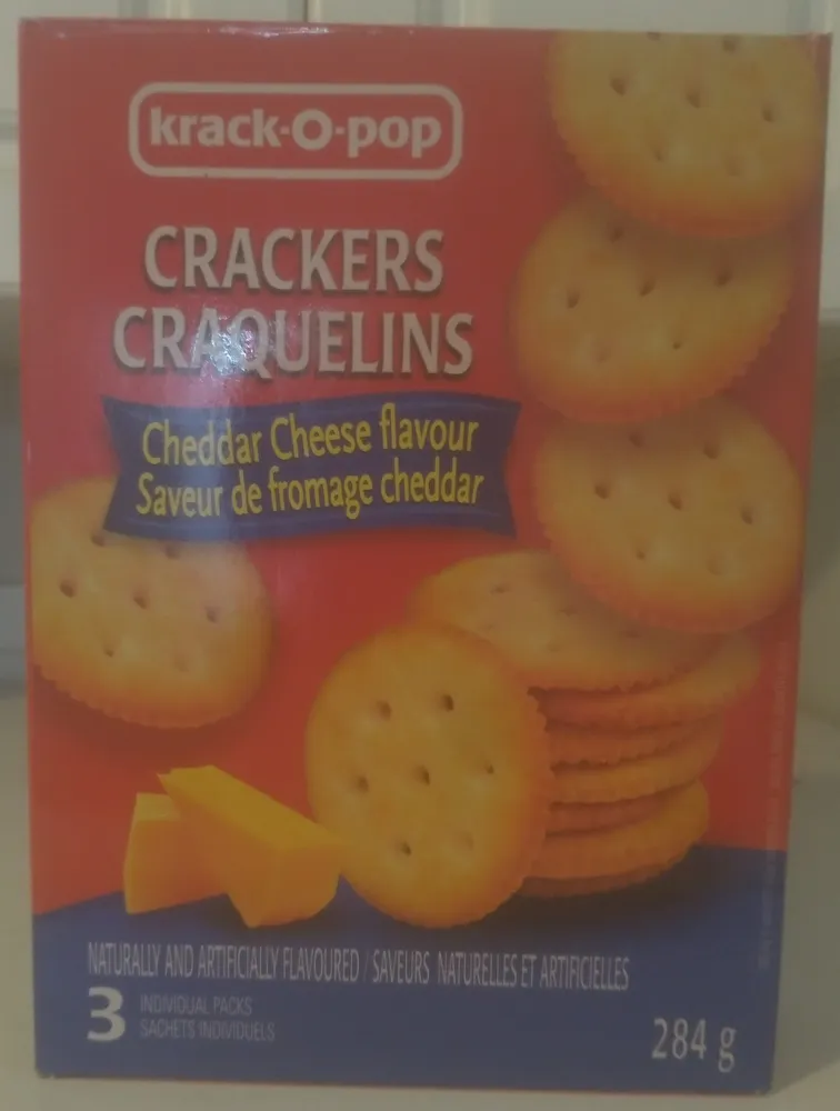 Cheddar Cheese Flavour Crackers