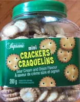 Mini Crackers Craquelins Sour Cream and Onion Flavour / À saveur de crème sûre et oignon