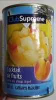 Cocktail de fruits dans du sirop léger