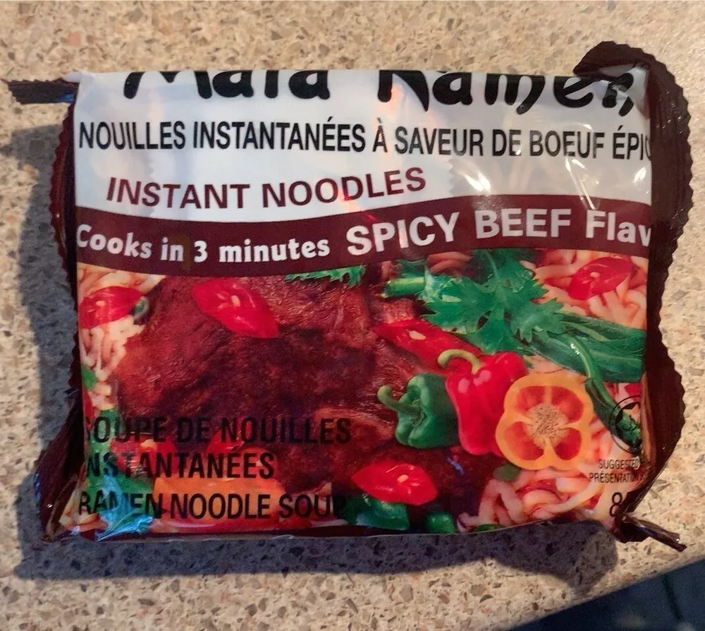 Spicy beef flavor