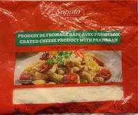 Produit de fromage rapé avec parmesan