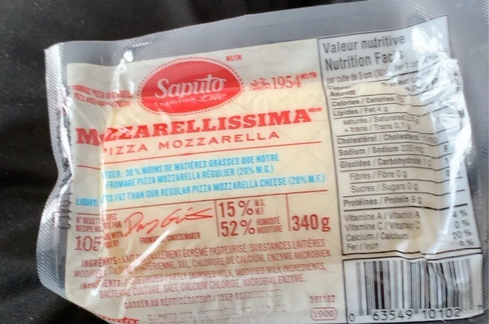 Fromage mozzarella