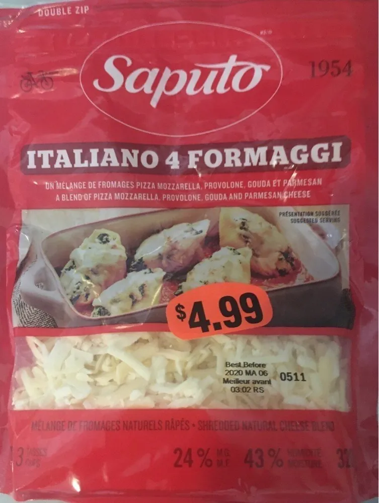 Saputo Italiano 4 formaggi