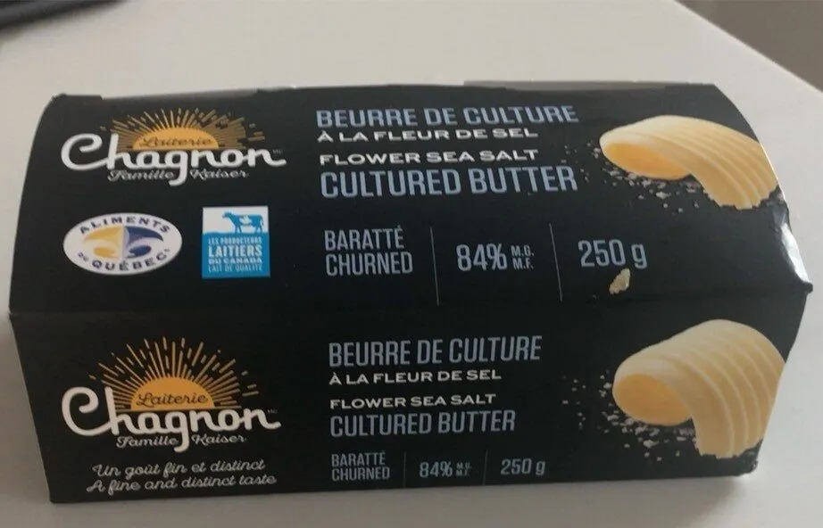 Beurre de culture à la fleur de sel