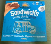 Sandwiches a la creme glacée vanille