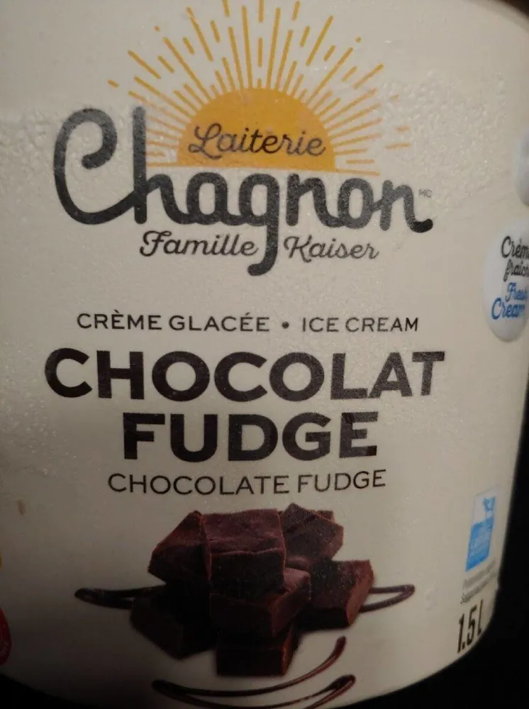 Crème glacée chocolat fudge