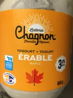 Yogourt Érable