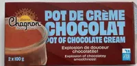 Pot de crème chocolat