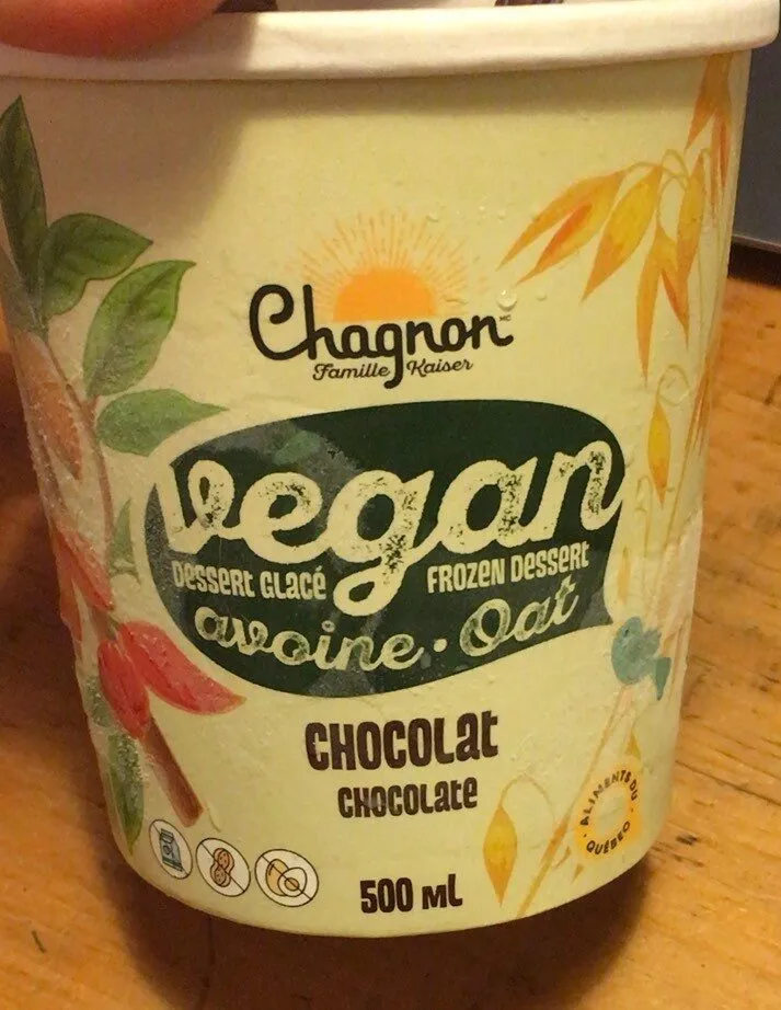Vegan dessert glacé