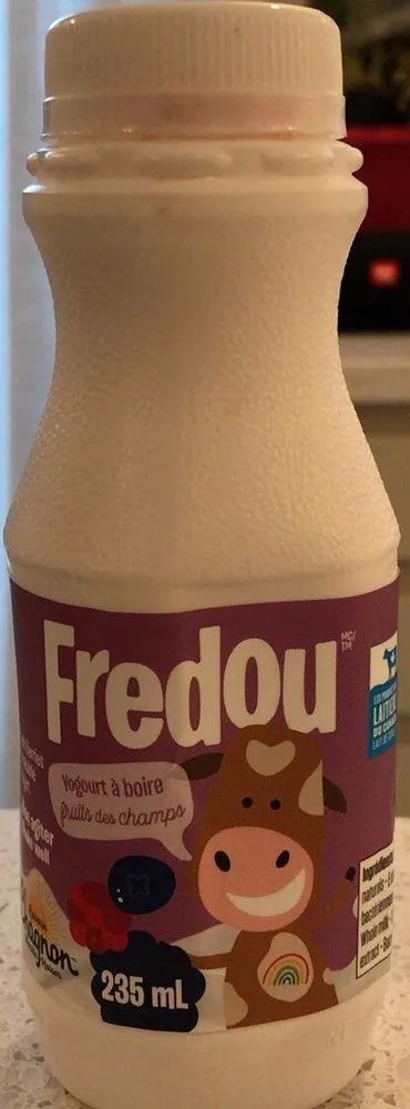 Yogourt à boire aux fruits des champs