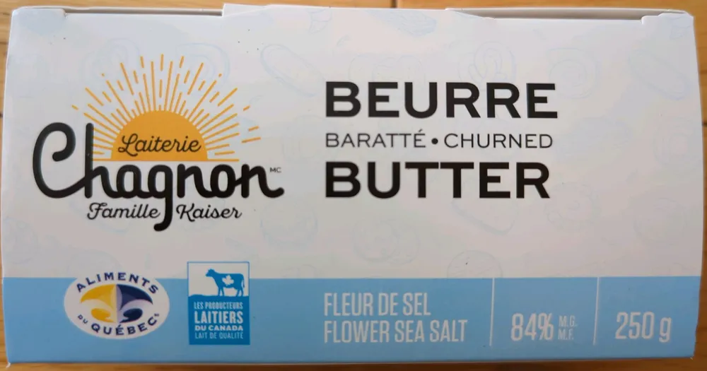 Beurre barraté fleur de sel