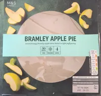 Bramley apple pie