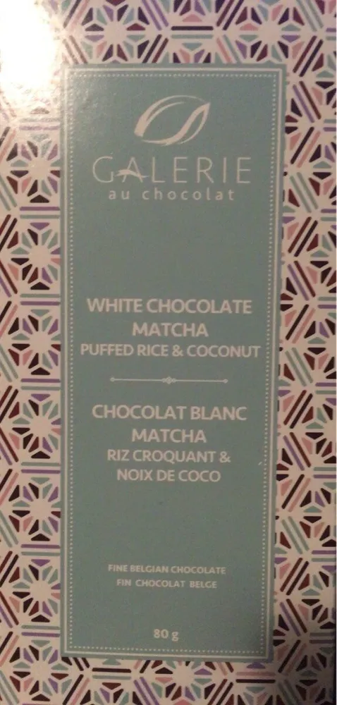Whote chocolate matcha