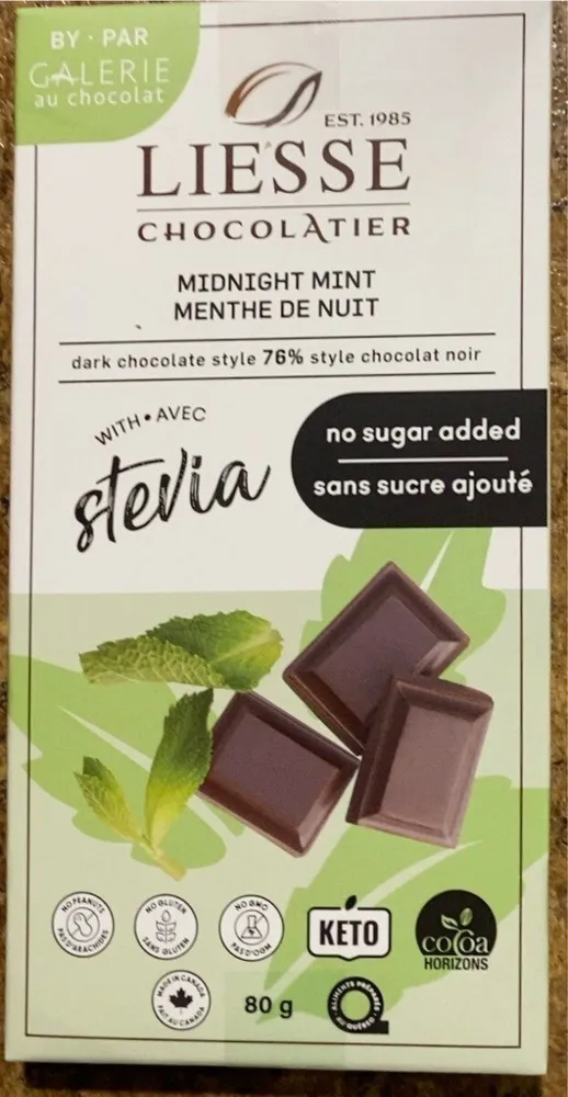 Chocolat menthe de nuit