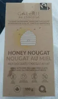 Chocolat au lait nougat miel