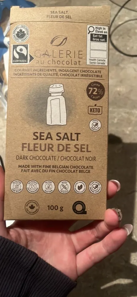 SEA SALT FLEUR DE SEL DARK CHOCOLATE