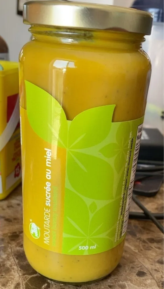 Moutarde sucrée au miel