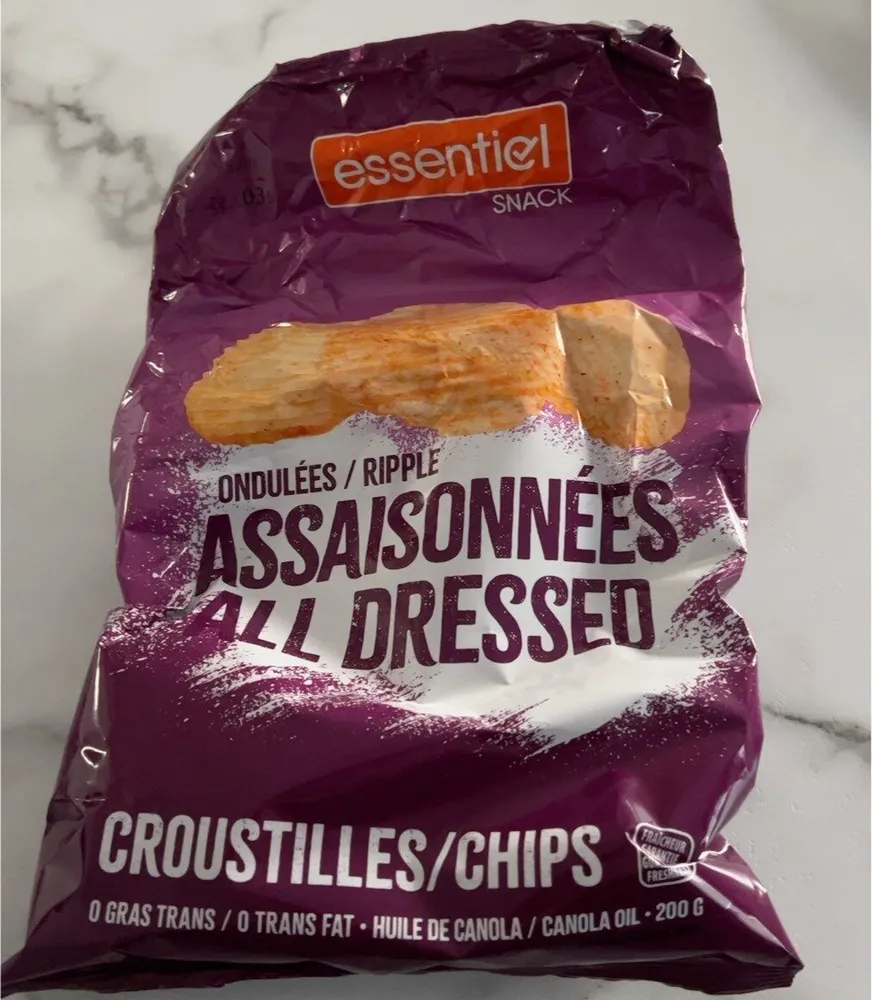 Chips assaisonnées