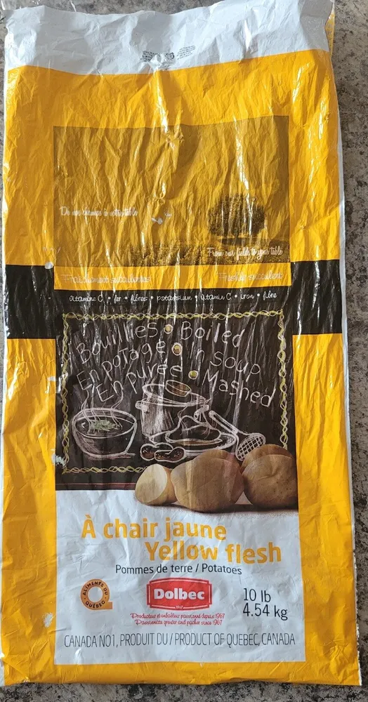 Pommes de terre à chair jaune