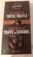 Milk chocolate toffee truffle