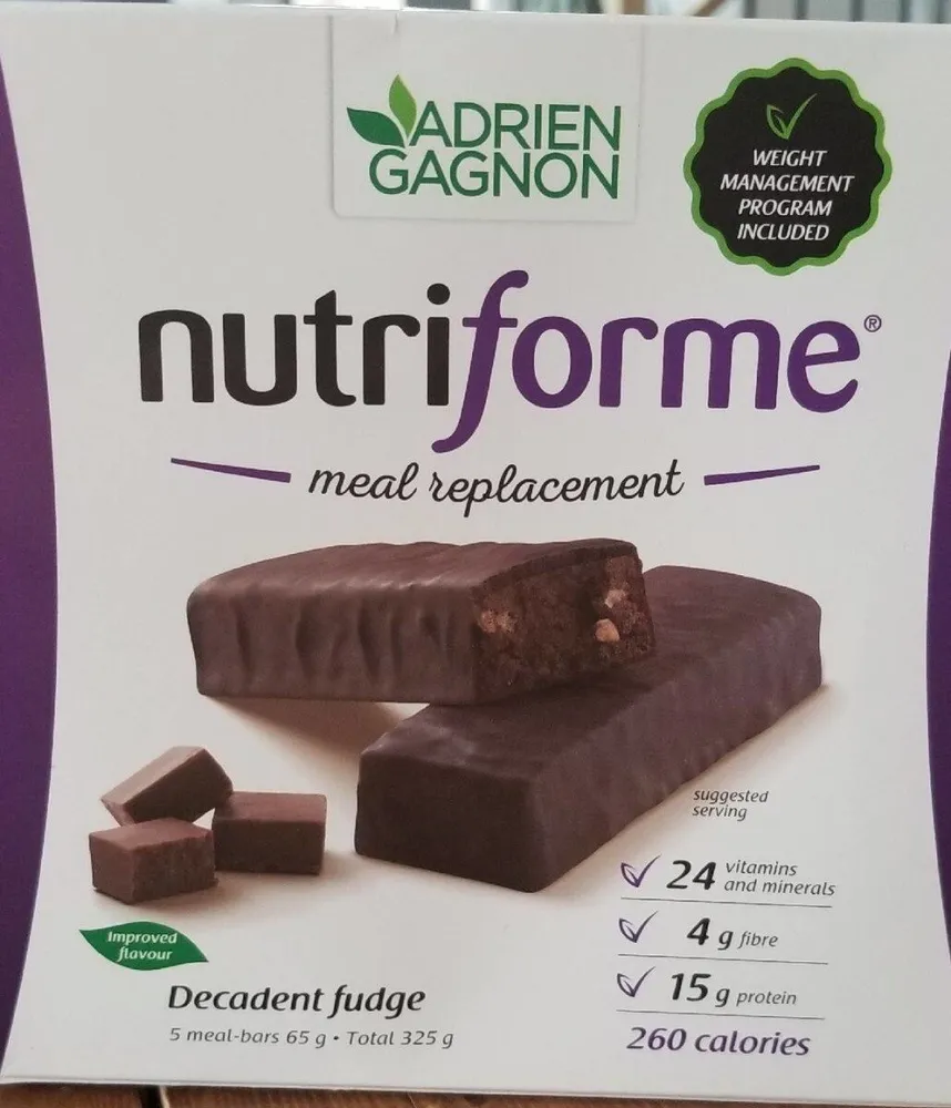 Substitut de repas Nutriforme Fudge décadent