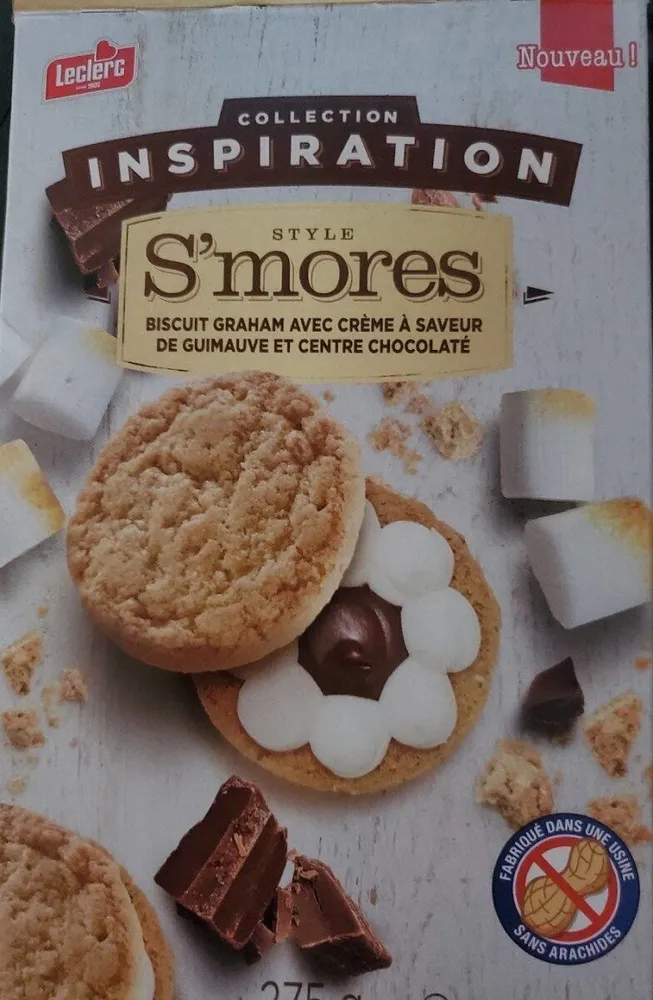 Biscuit Graham avec crème a saveur