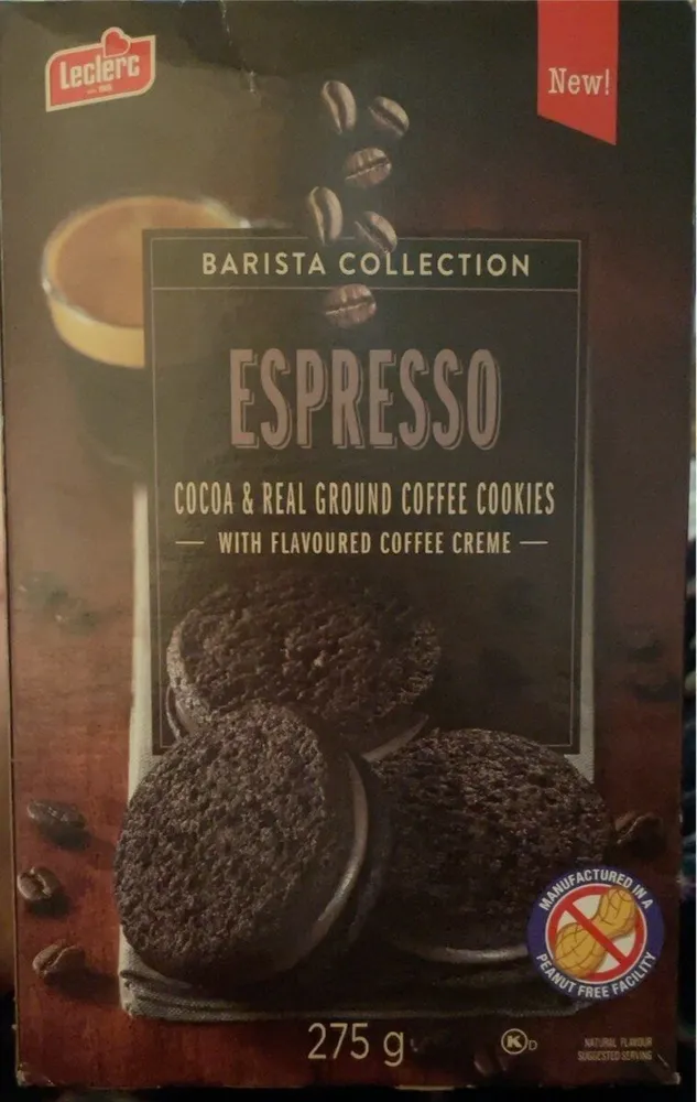 Cocoa & Real Ground Coffee Cookies