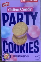 Party cookies cotton candy
