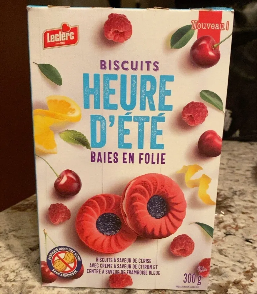 Biscuit heure d’été baies en folie