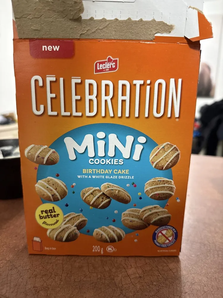 Mini Birthday Cake Cookies