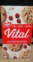 Vital biscuits au son d'avoine canneberges