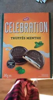Celebration Mint Truffle Dark Chocolate 45% Cocoa Butter Cookies