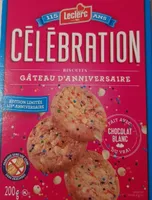 Biscuits gâteau d'anniversaire