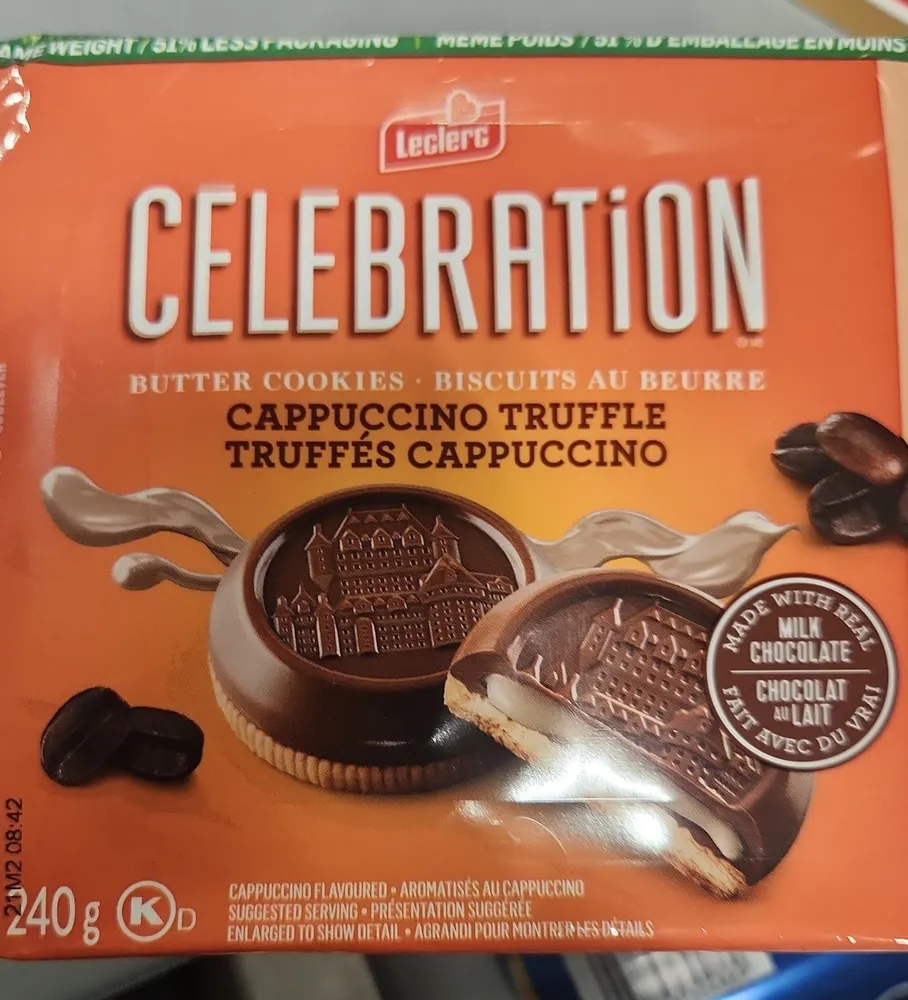 Butter Cookies Cappuccino Truffle