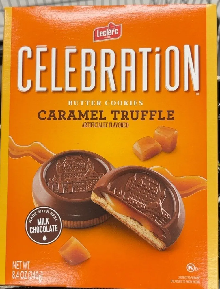 Butter Cookies Caramel Truffle with Real Milk Chocolate