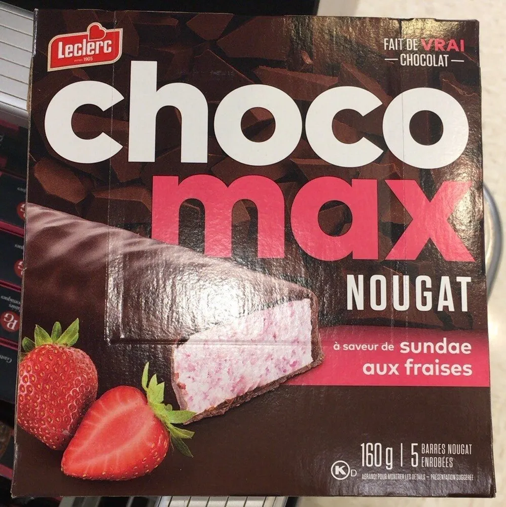 Choco max sundae aux fraises