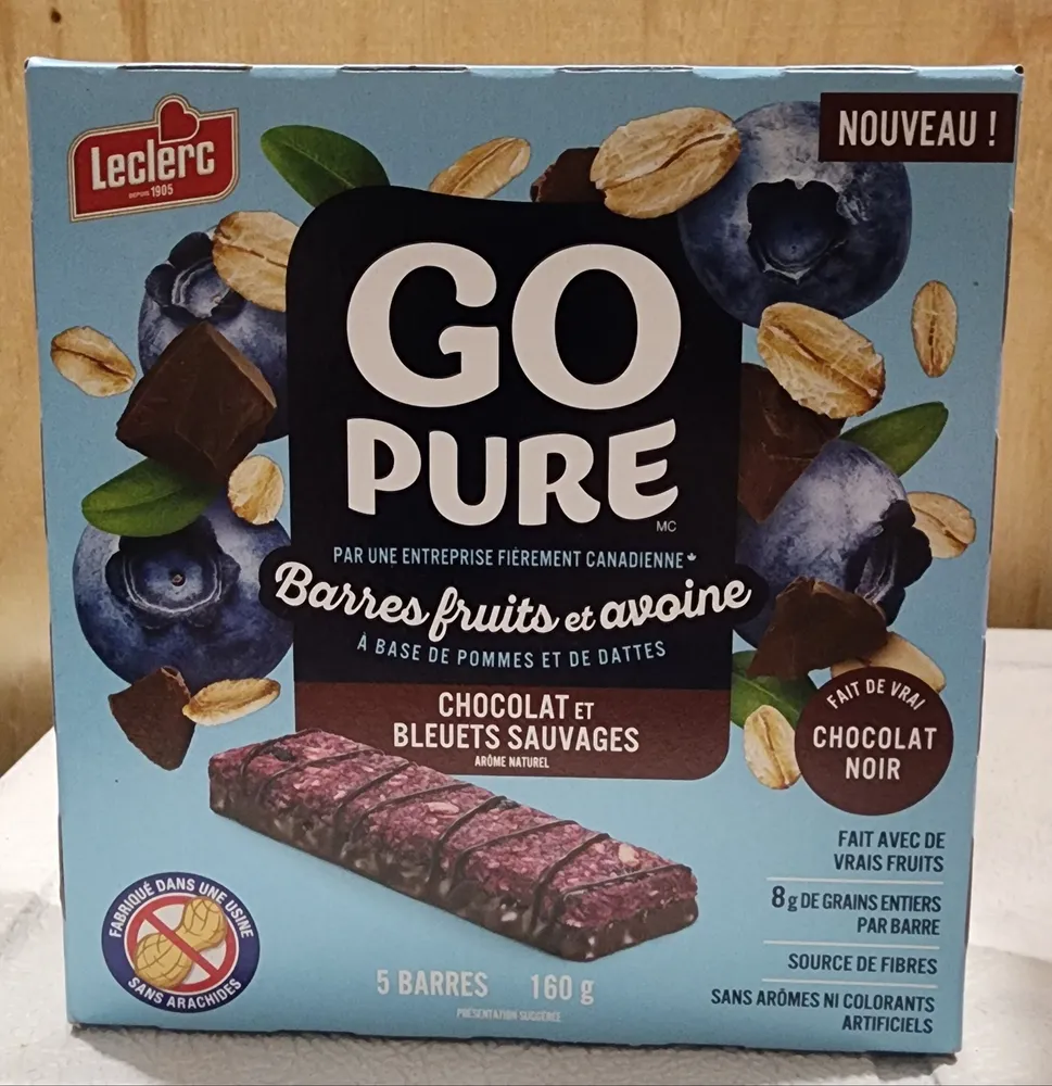 Go Pure Chocolate & Blueberry Bar
