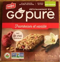 Barres Framboises de Vanille Go Pure