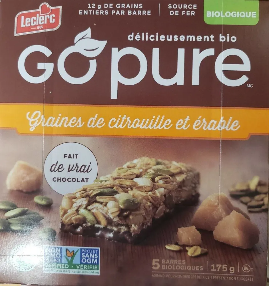 Gopure Graines de citrouille et érable