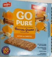 Barre gruau gâteau aux carottes
