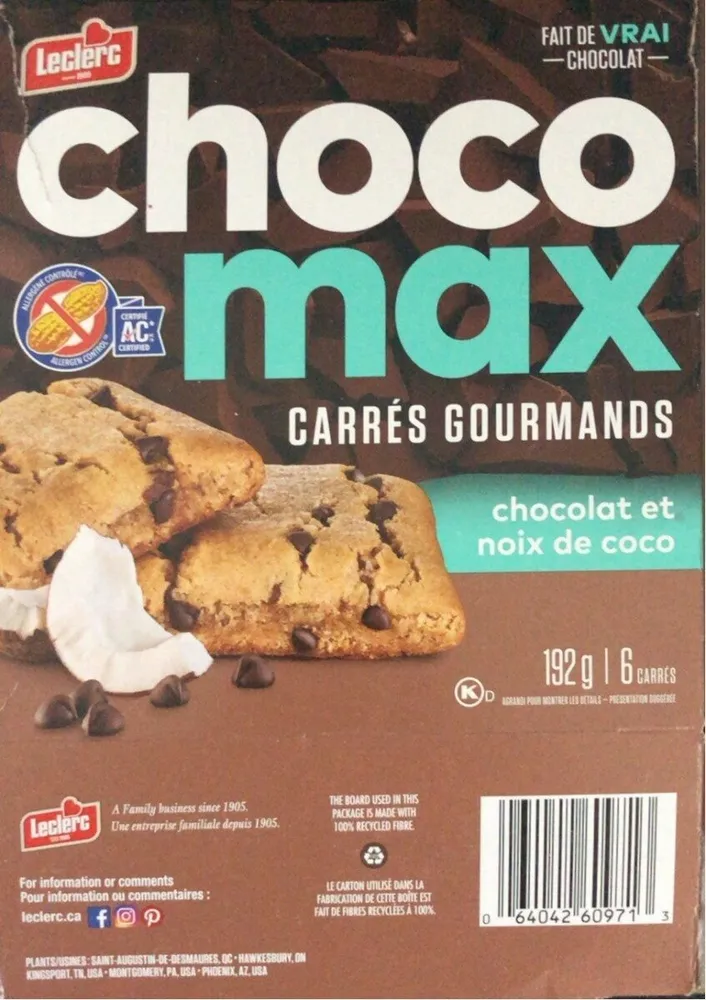 Choco max Carres gourmand
