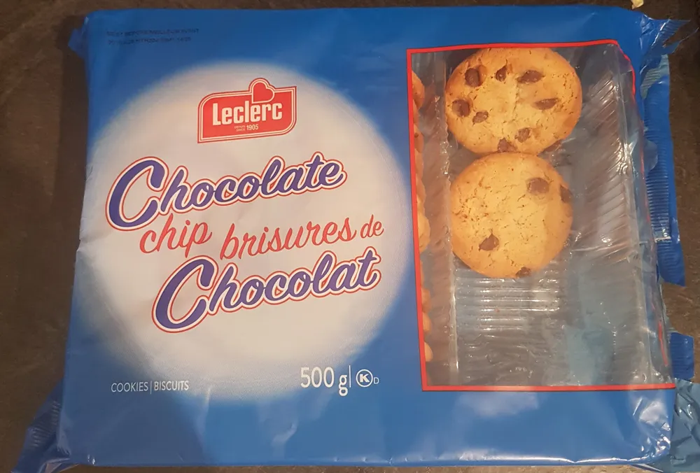 Biscuit chip brisures de chocolat