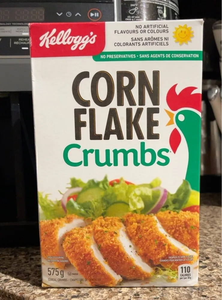 Corn flake crumbs